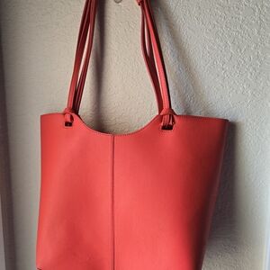 Neiman Marcus Vibrant Red Shoulder Bag